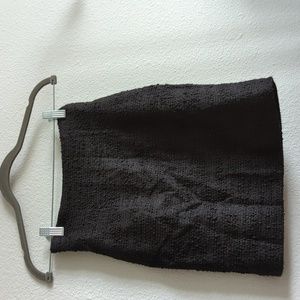 Maje black tweed skirt
